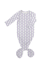 Lilac Ribbons Knotted Gown 0-3 Month