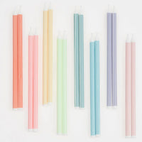 Mixed Striped Candles