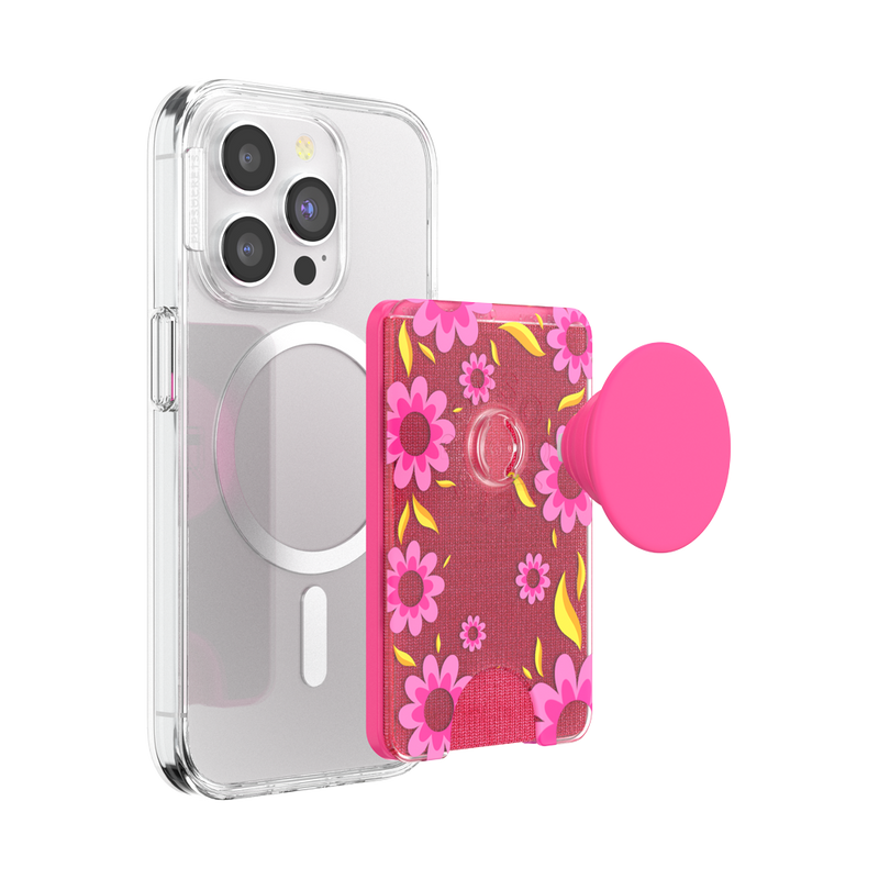 PopSockets MagSafe Phone Wallet - Pink Relief