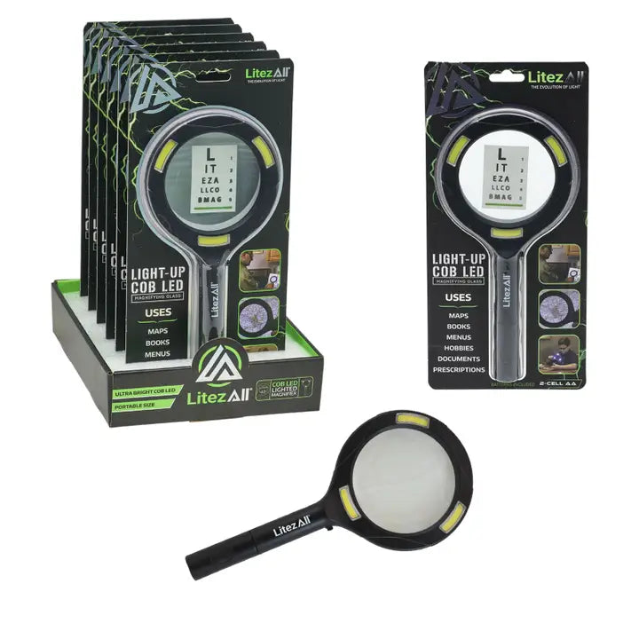 LED Lighted Hand Held Magnifying Glass