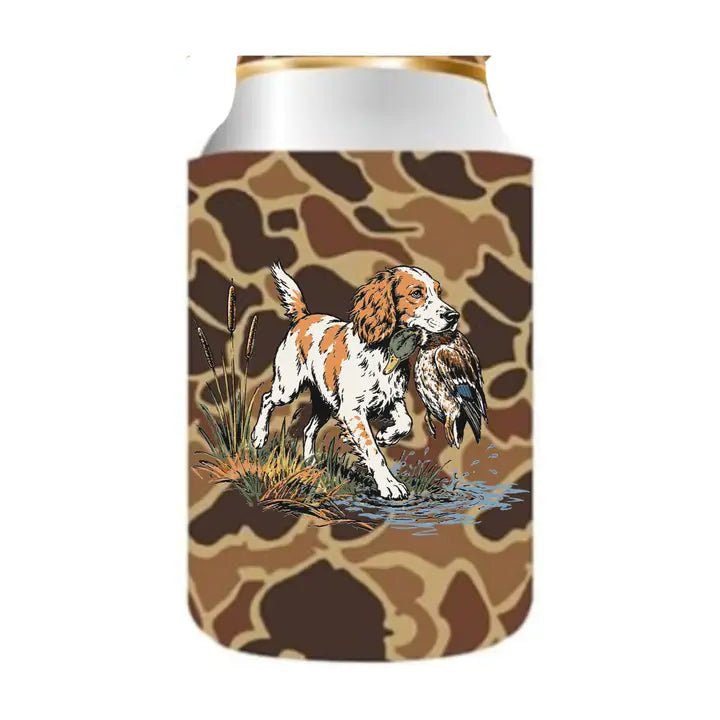 Camo Duck Can Cooler Sleeve Cover