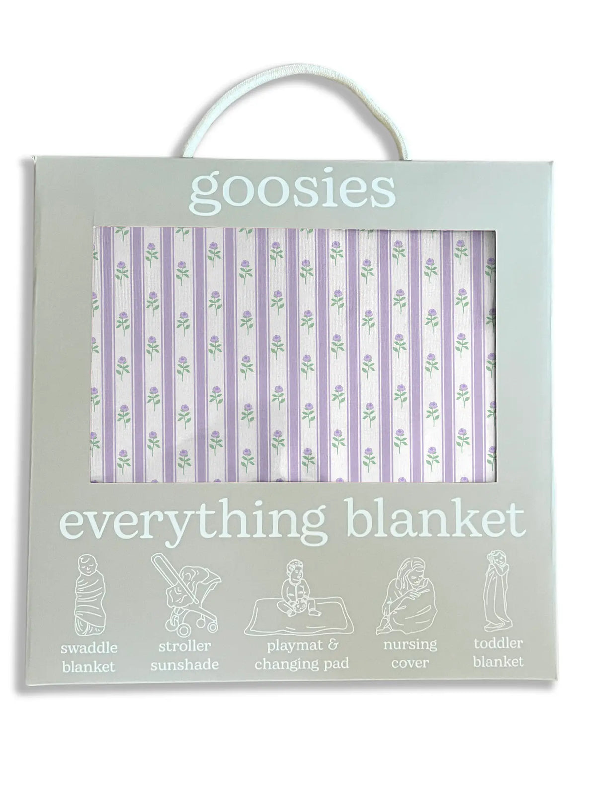 Everything Baby Blanket- Lilac Ribbons