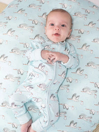 Everything Baby Blanket-Stork (Blue)