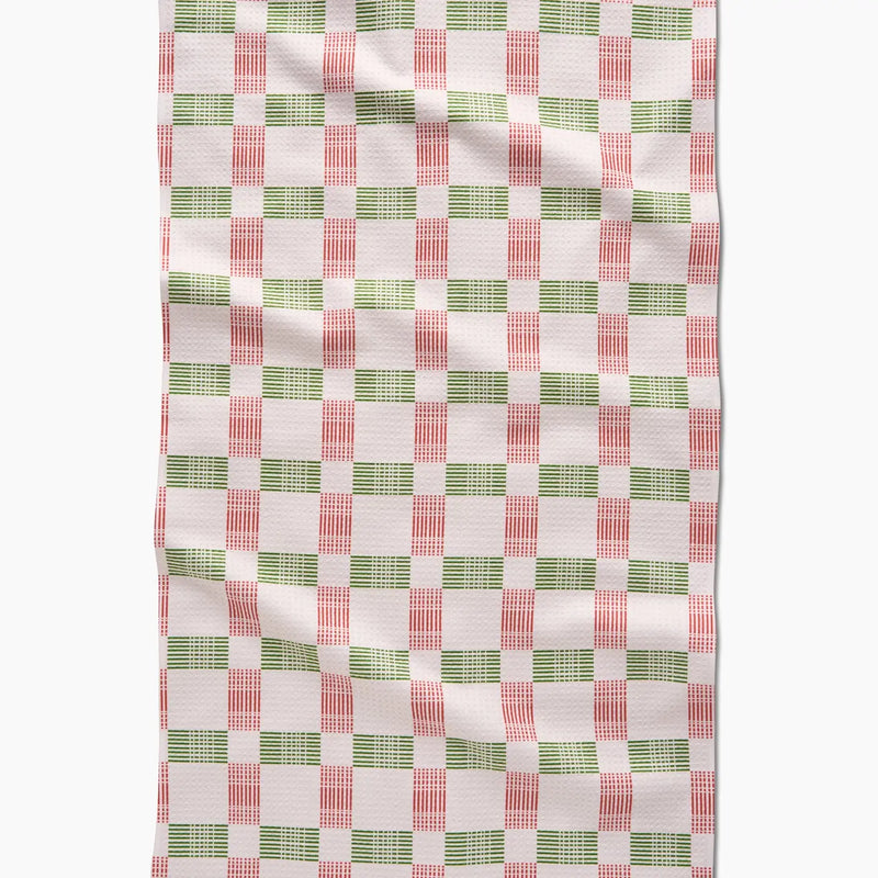 Geometry Kitchen Christmas Tea Towels