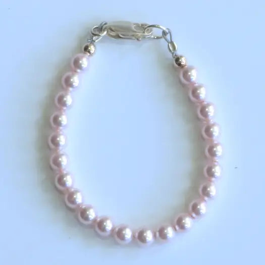 Pink Pearl Baby Necklace