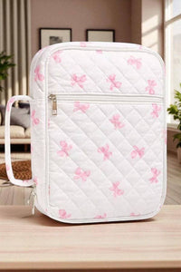 Elise Pink Bow Bible Cover