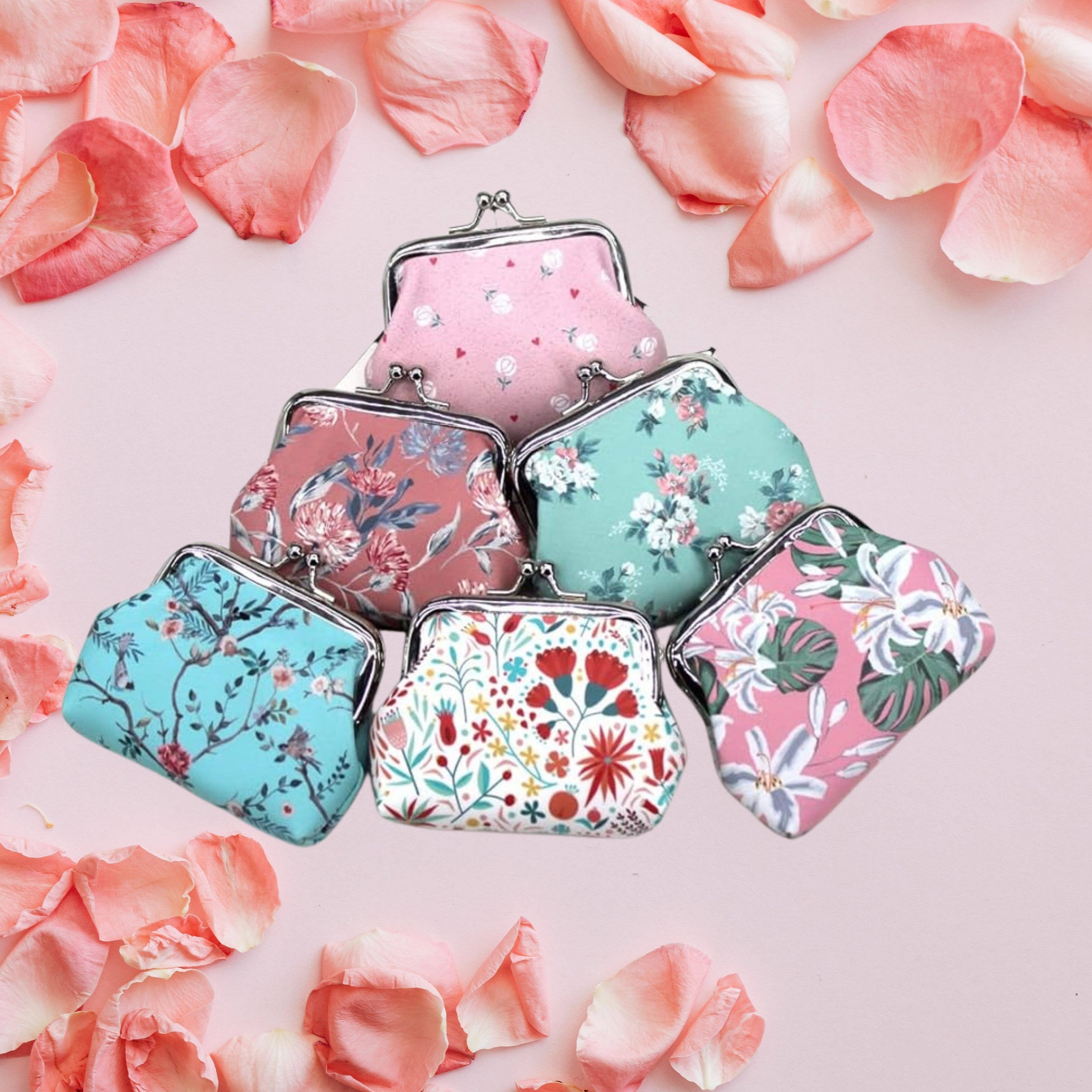 Assorted Mini Floral Coin Purses