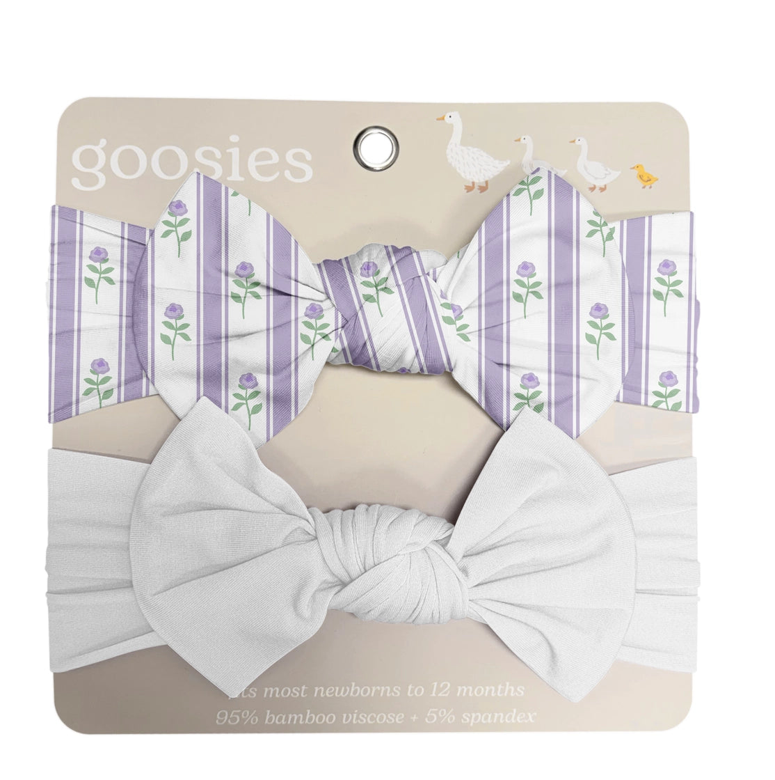 Lilac Ribbons Headband Set