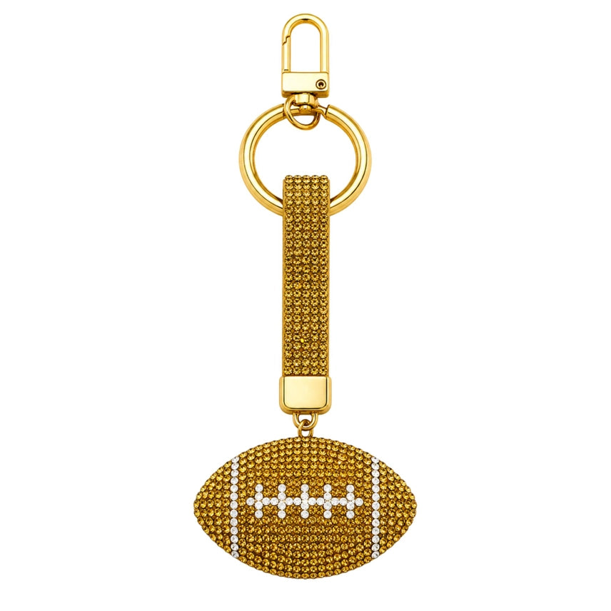 Game Day Football Bag Charm