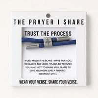 Trust The Process Cord Christian Bracelet