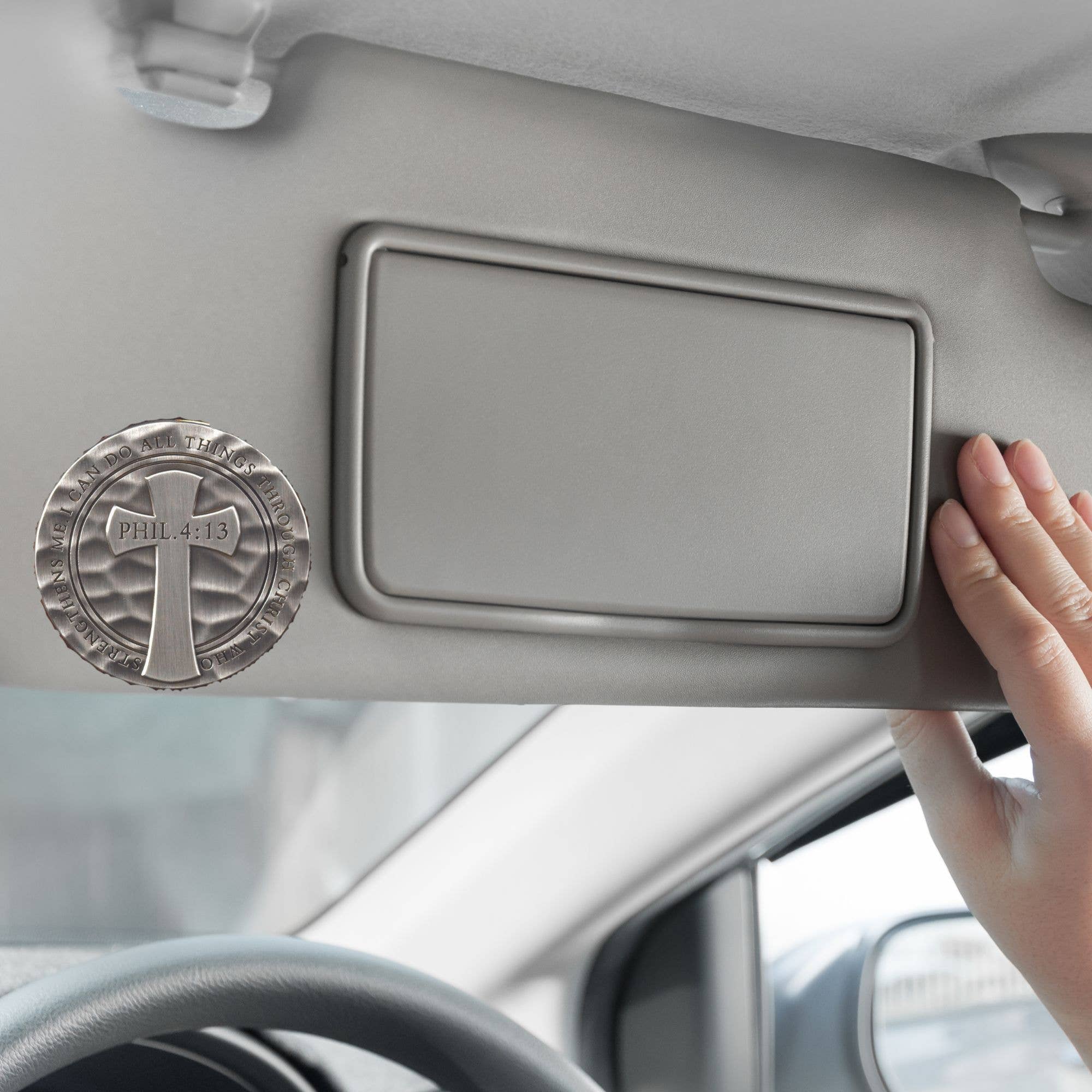 Visor Clip Phil 4:13 I can Do All Things Through Christ