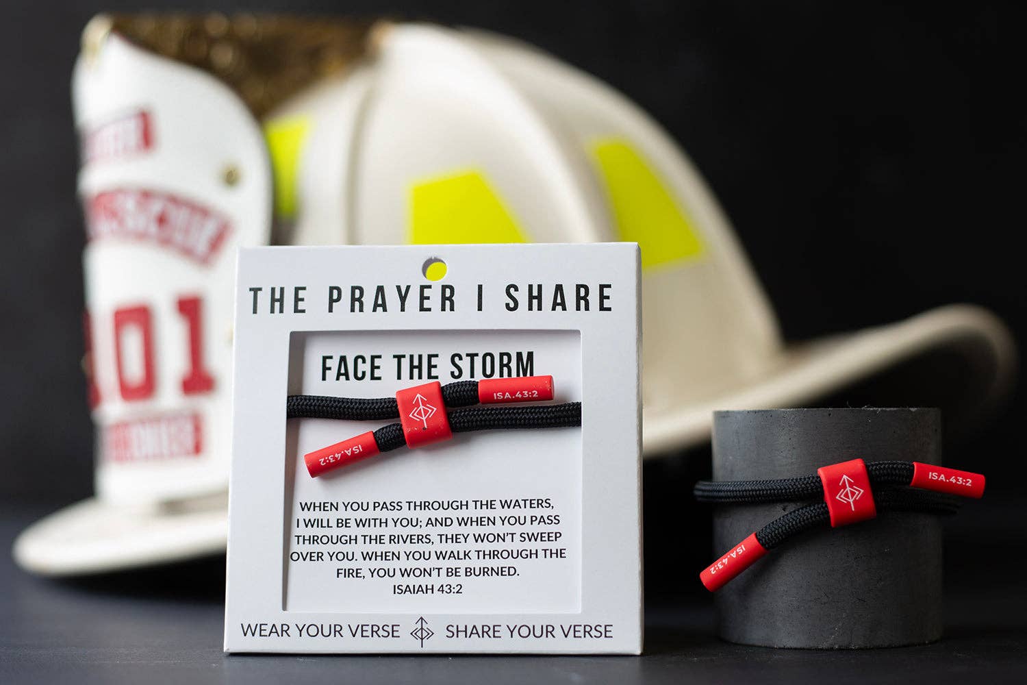 Face The Storm Prayer Bracelet- Athletes, First Responders