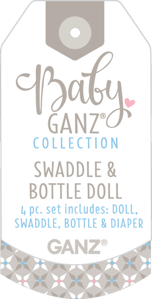 Swaddle & Bottle Baby Doll (4 pc. set)
