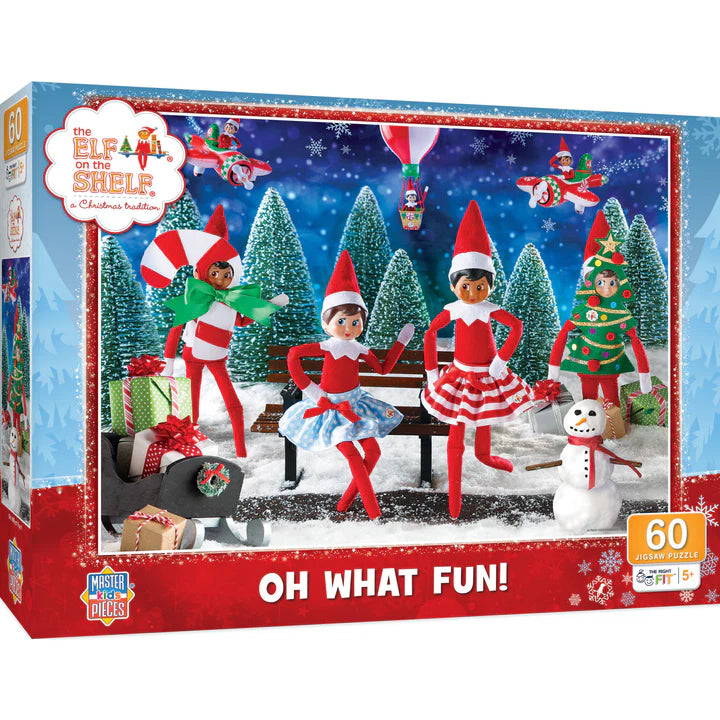 Elf on The Shelf Oh What Fun 60 pc Puzzle