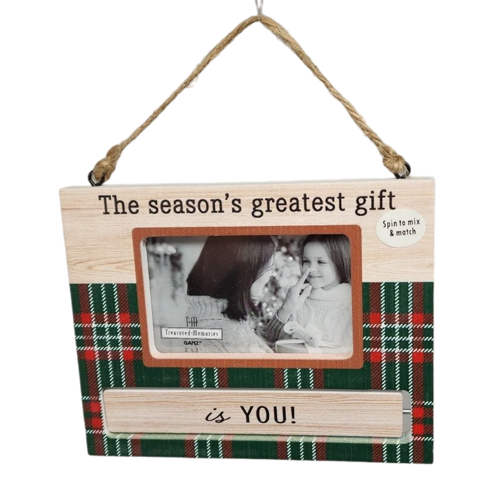 Spinning Picture Frame Ornament