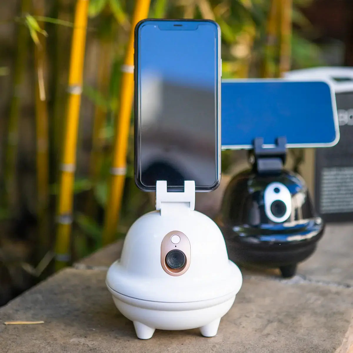 U BOT - Camera Bot with Smart Facial Recognition-Black