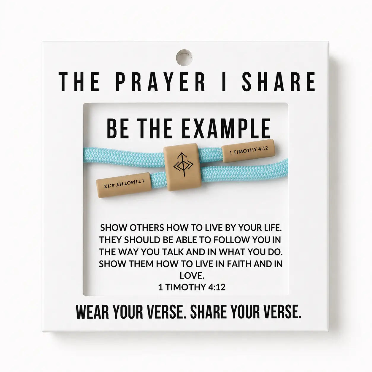 Be The Example Cord Christian Bracelet