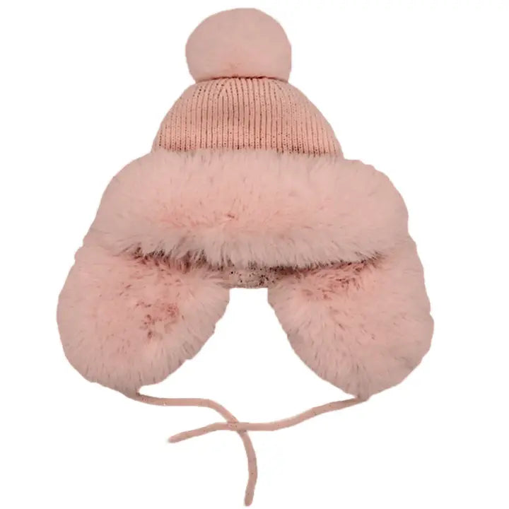 Cc Trapper/Bomber Hat with Faux Fur