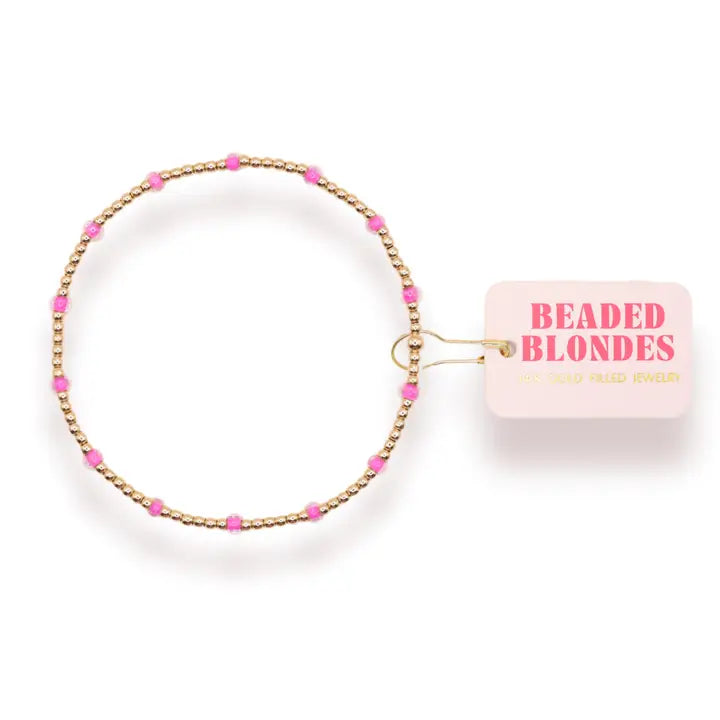 Fuschia Dainty Poppi Bracelet