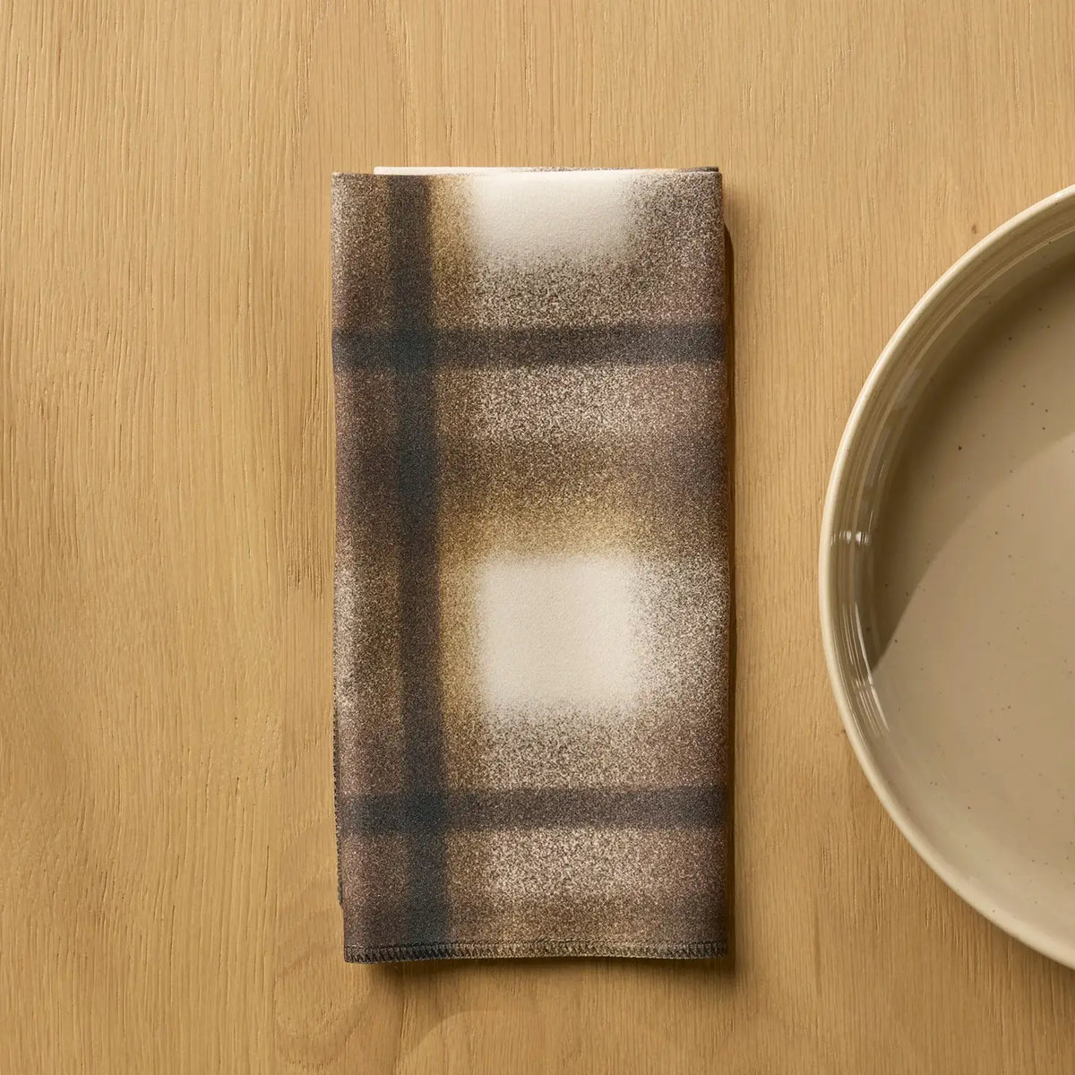 Geometry Dinner Napkin Set - Toasted