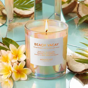 Coconut Wax Candle Beach Vacay - 8 oz Glass Jar