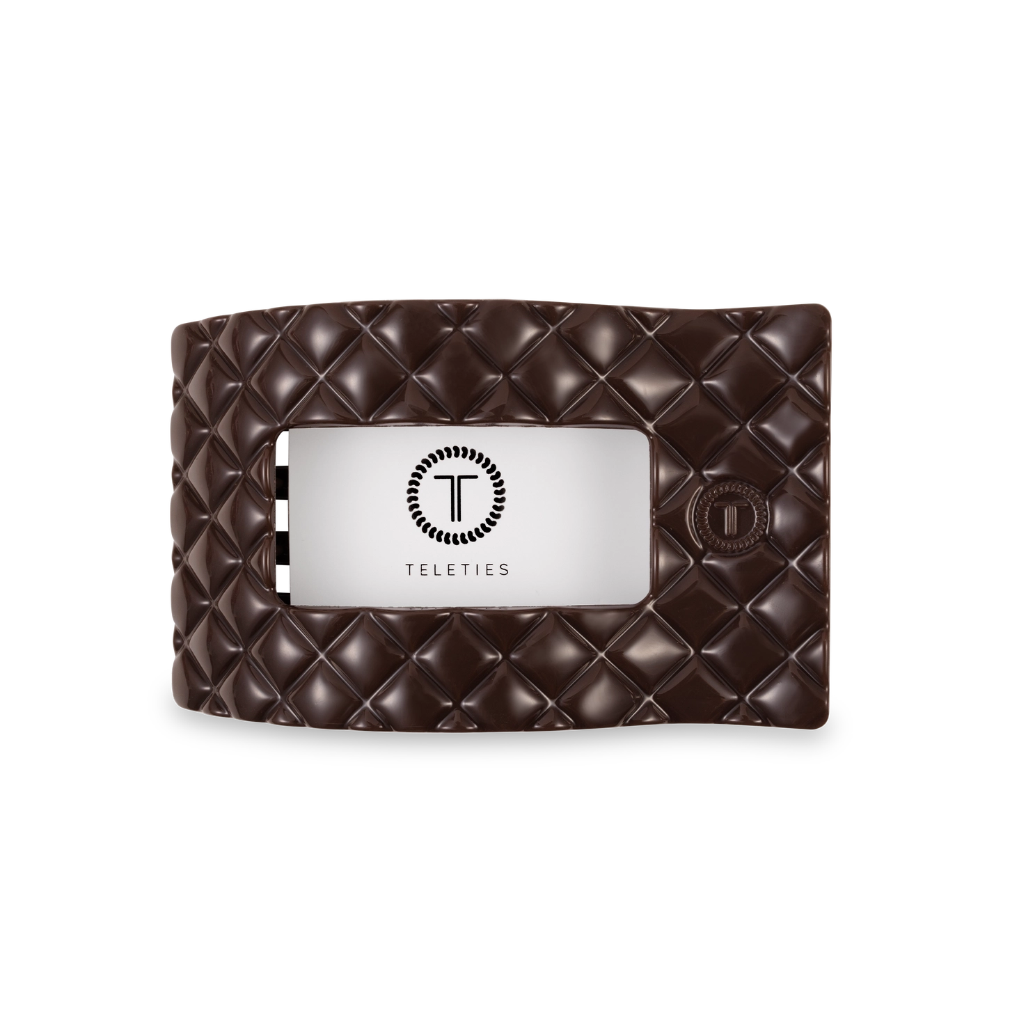 Large Flat Rectangle Teletie Clips