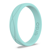 Women's Infinity Silicone Ring Turquoise