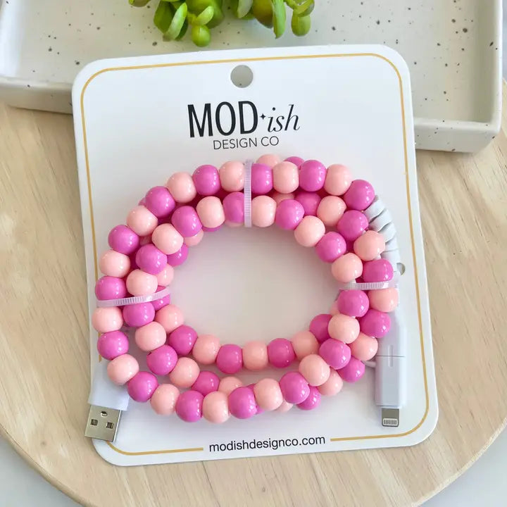 Beaded Phone Chargers