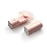 EASY BREEZY PORTABLE FAN + POWER BANK: Natural