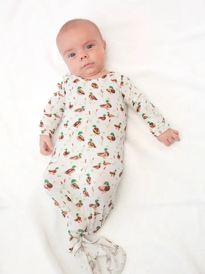Mallard Drake Knotted Gown 0-3 Month