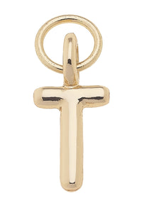 Initial Charms in Shiny Gold