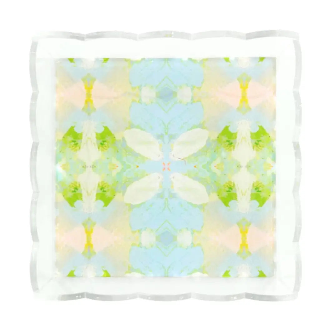 Elephant Falls Scalloped Tray-Small