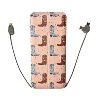 Portable Phone Charging Bank-Boots And Spurs
