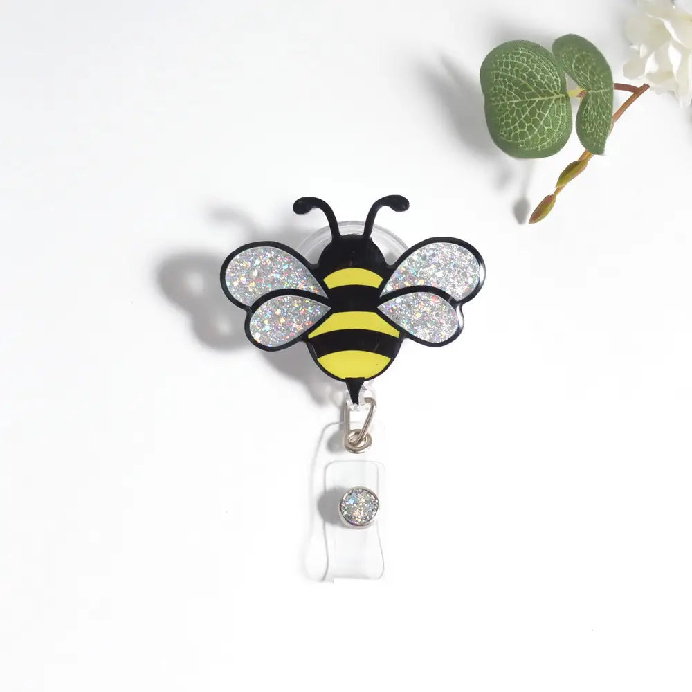 Glitterific Badge Reel Clips