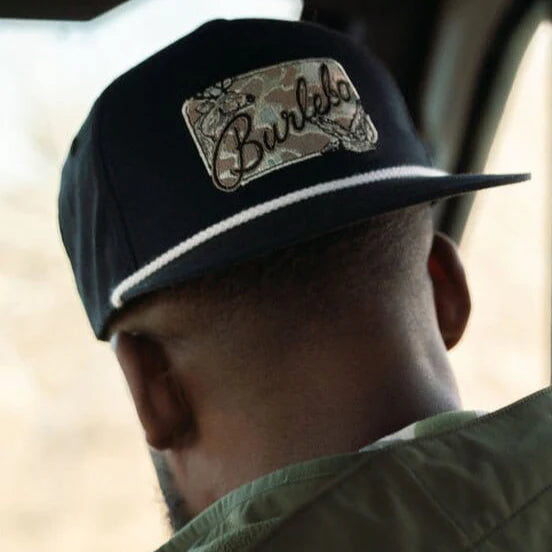 Cap - Camo Patch - Black