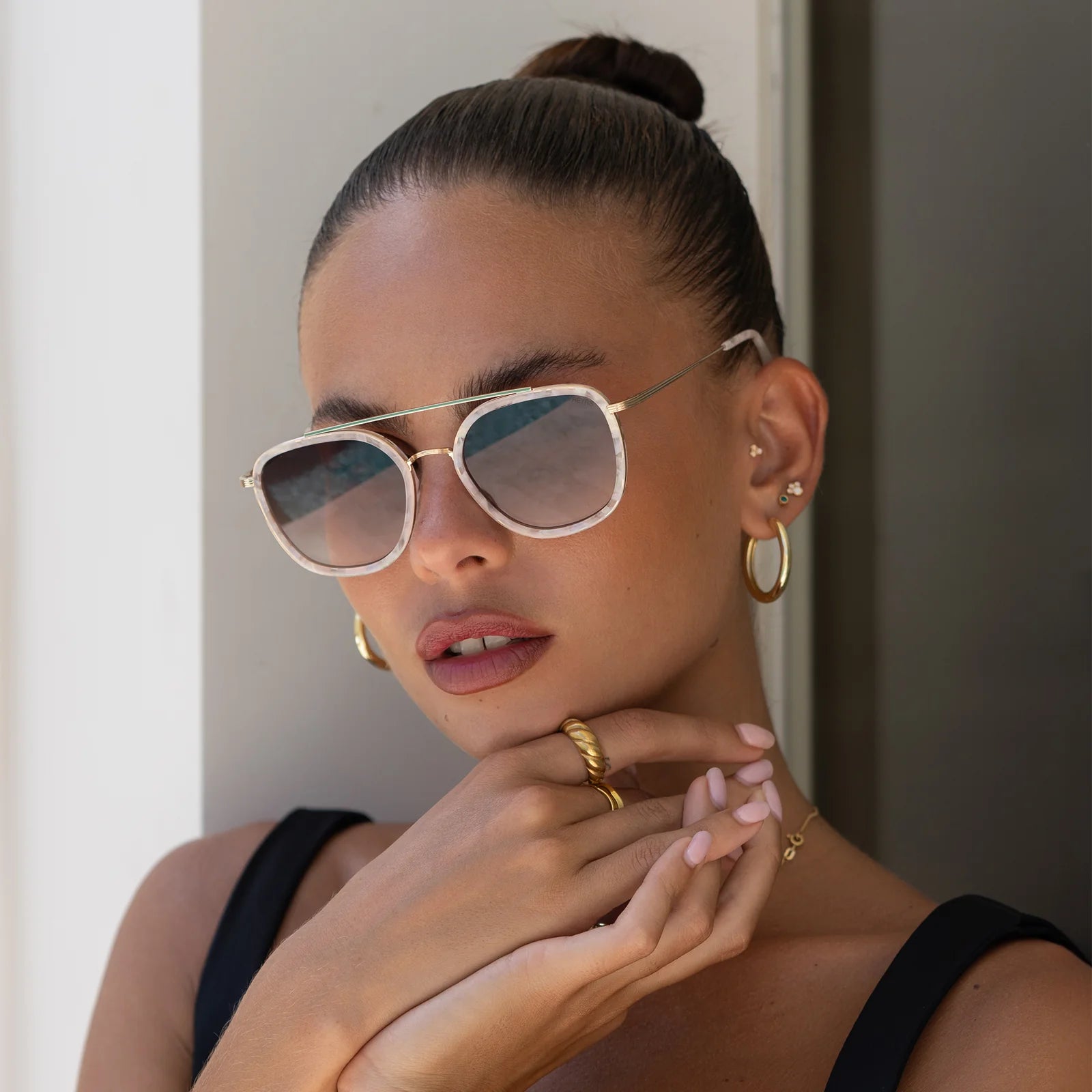 Weston- Light Pink/ Brown