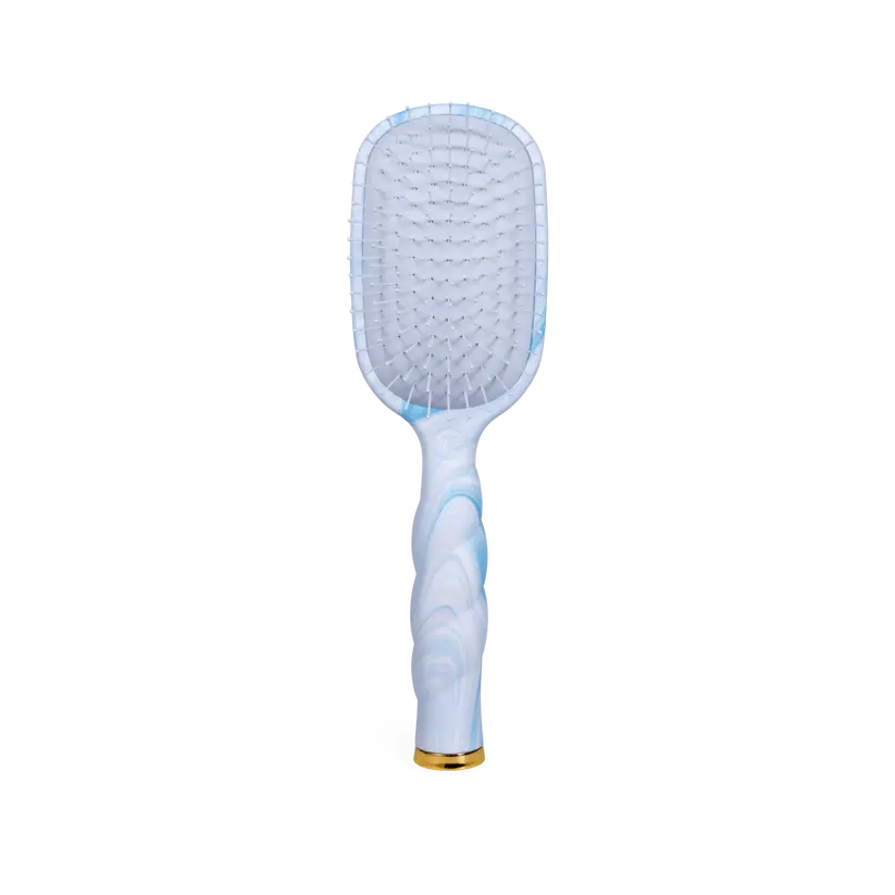 Mini Detangler Brush For Medium Hair - Blue