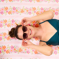 XL Quick-Dry Beach Towel-Petal Parade Pink