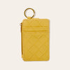 Woven Keychain Wallet-Mustard