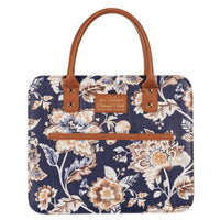 Bible Cover Fashion Navy/Brown All Things Phil. 4:13: Medium