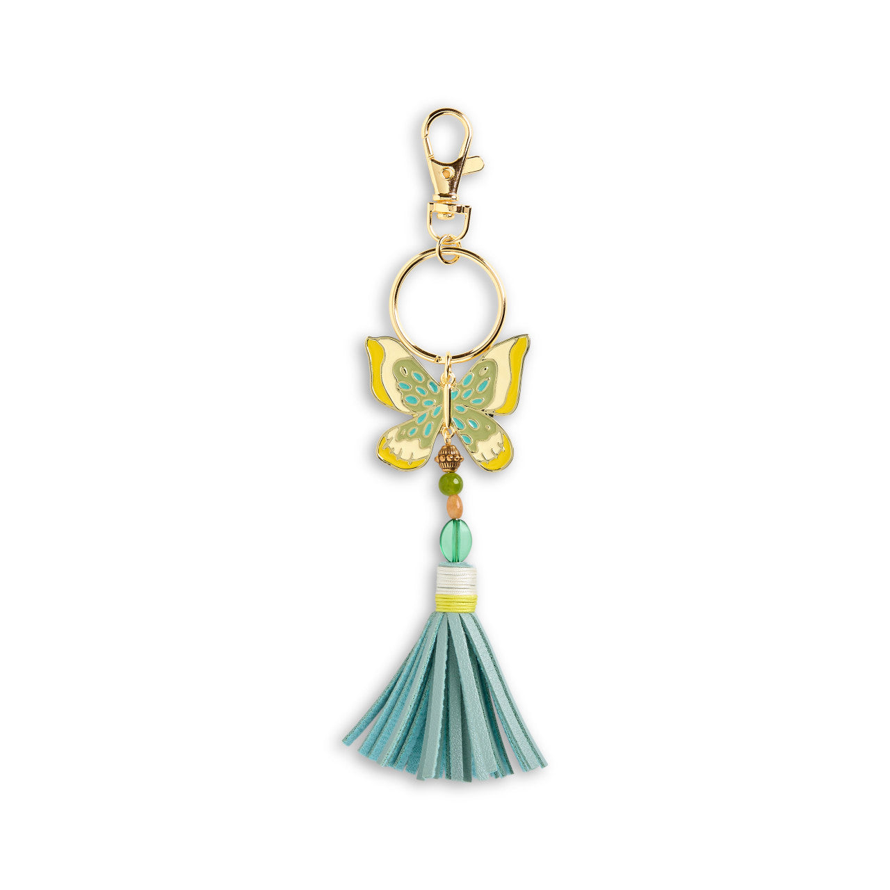 Green Butterfly Bag Charm