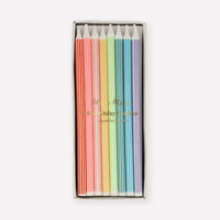 Mixed Striped Candles