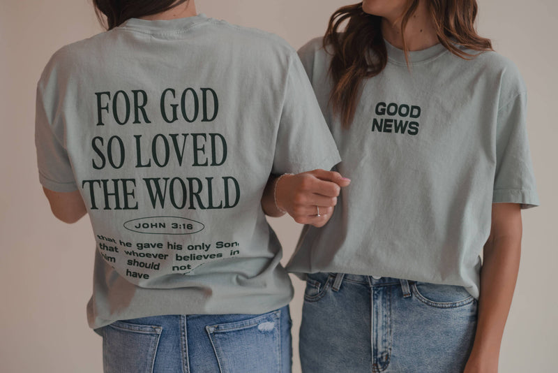 Good News Tee - Bay | Women's Christian Tee