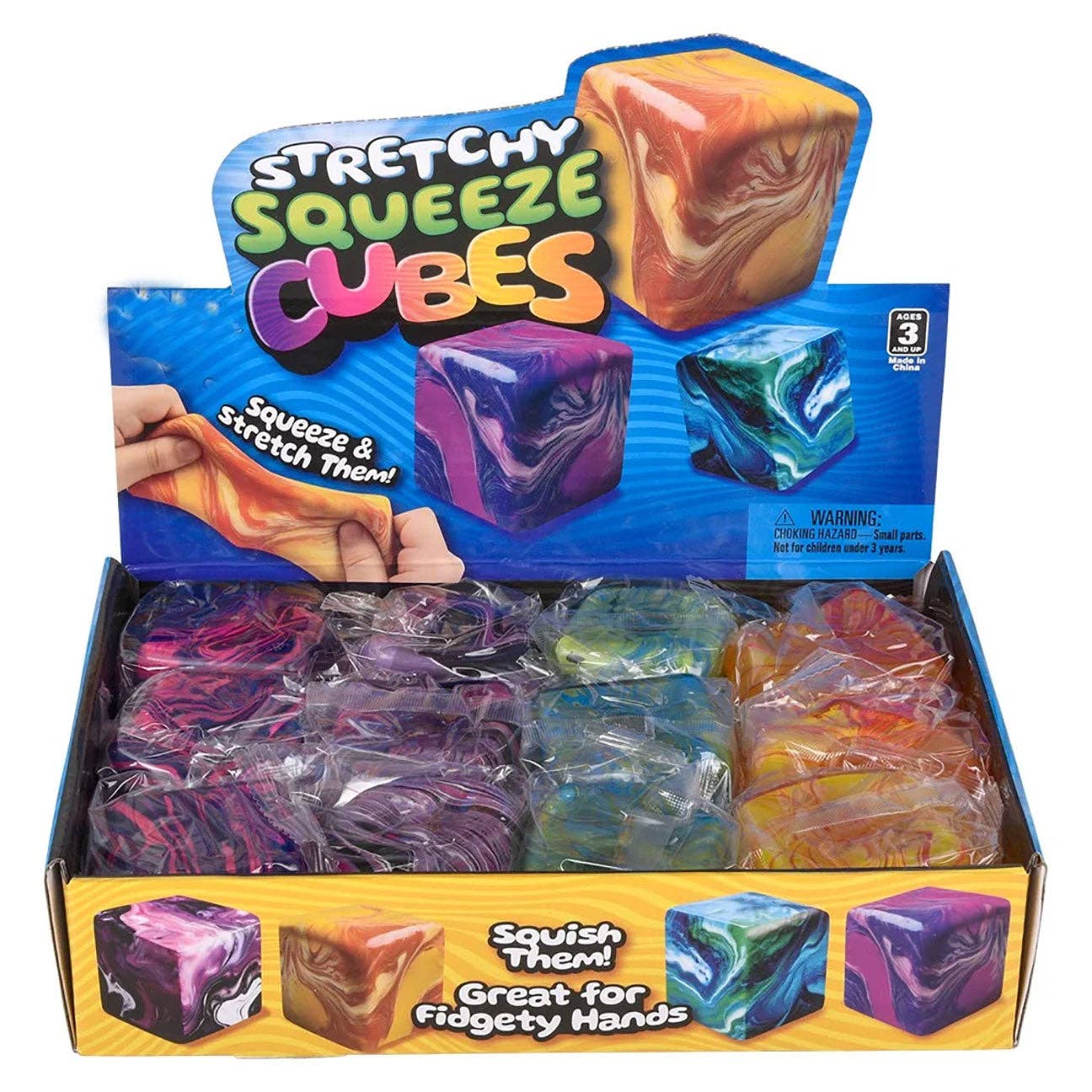 Swirl Marbled Sugar Ice Cube Squishy
