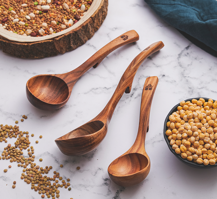 Wooden Ladle Set