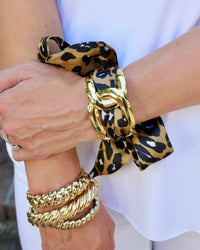 Sedgefield Scarf Bracelet-Leopard