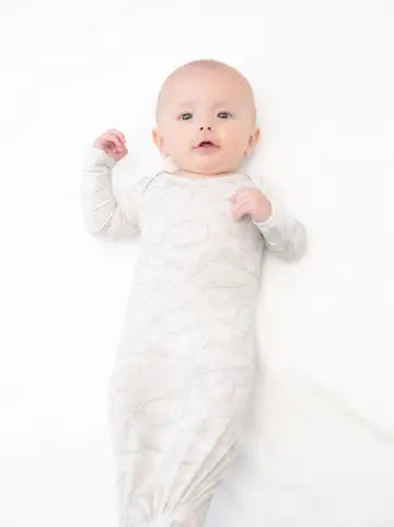 Driftwood Camo Knotted Gown 0-3 Month