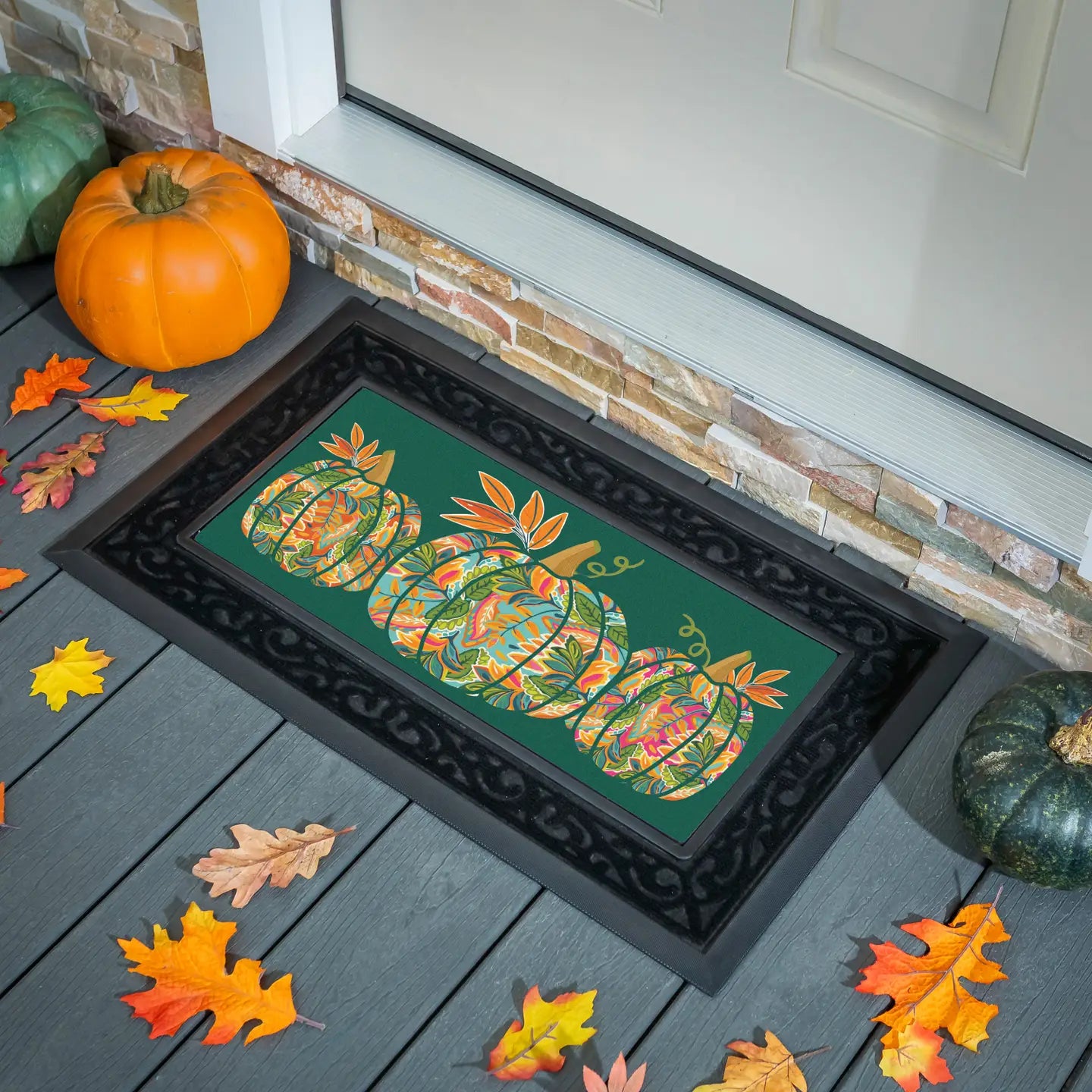 Grateful Gatherings Jacobean Pumpkin Sassafras Switch Mat