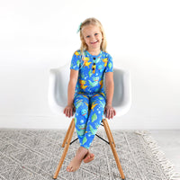 Archie Axolotl Two Piece Bamboo Kids Lounge Set
