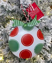 Assorted Tin 3D Ornaments